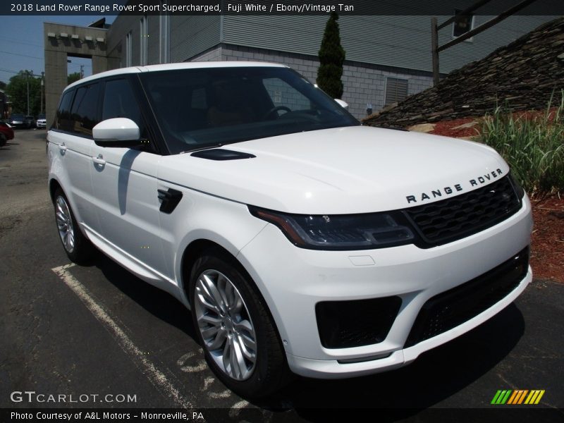 Fuji White / Ebony/Vintage Tan 2018 Land Rover Range Rover Sport Supercharged