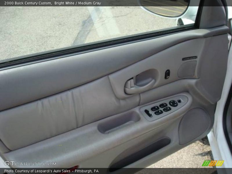 Bright White / Medium Gray 2000 Buick Century Custom