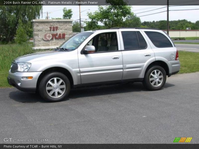 Platinum Metallic / Medium Pewter 2004 Buick Rainier CXL AWD