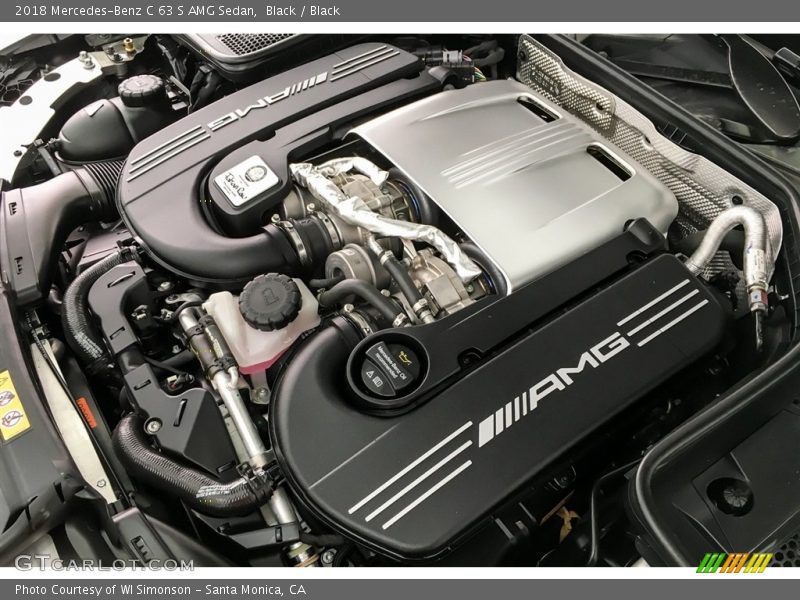  2018 C 63 S AMG Sedan Engine - 4.0 Liter AMG biturbo DOHC 32-Valve VVT V8