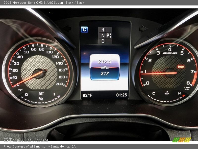  2018 C 63 S AMG Sedan 63 S AMG Sedan Gauges