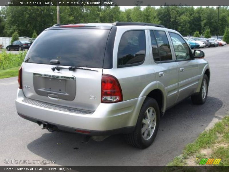 Platinum Metallic / Medium Pewter 2004 Buick Rainier CXL AWD