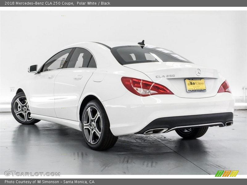Polar White / Black 2018 Mercedes-Benz CLA 250 Coupe