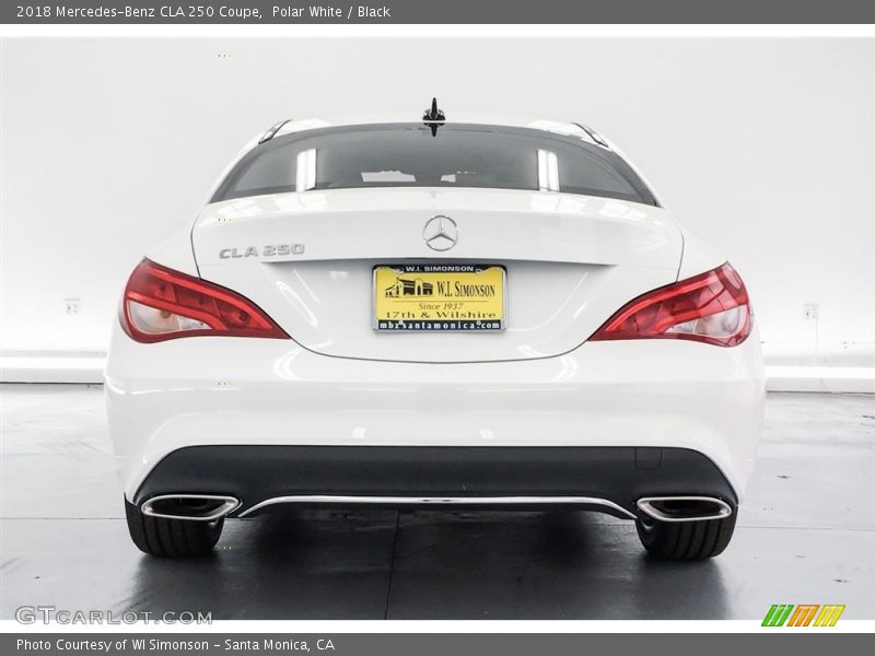 Polar White / Black 2018 Mercedes-Benz CLA 250 Coupe