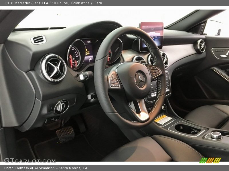 Polar White / Black 2018 Mercedes-Benz CLA 250 Coupe