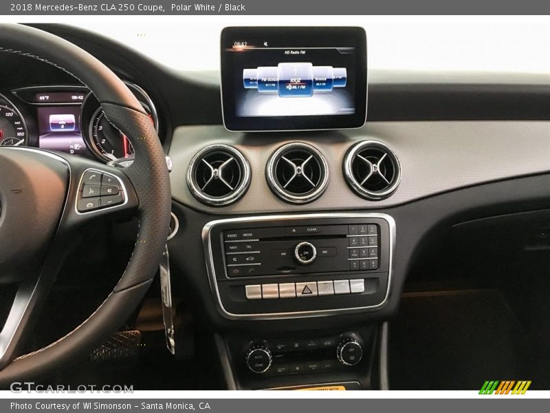Polar White / Black 2018 Mercedes-Benz CLA 250 Coupe