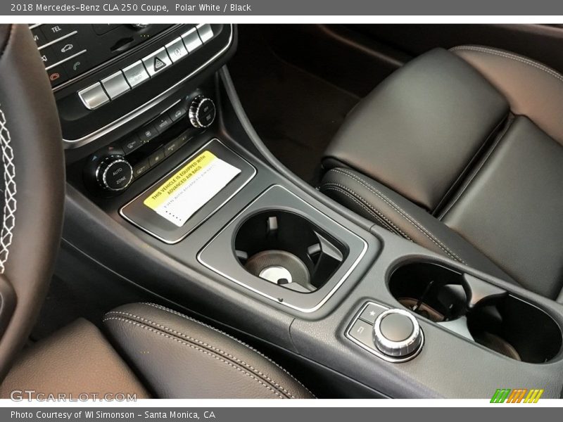 Polar White / Black 2018 Mercedes-Benz CLA 250 Coupe