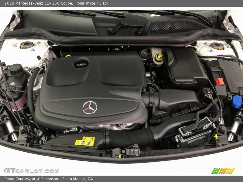 Polar White / Black 2018 Mercedes-Benz CLA 250 Coupe