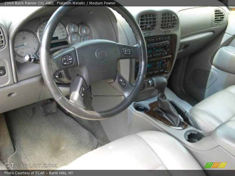Platinum Metallic / Medium Pewter 2004 Buick Rainier CXL AWD