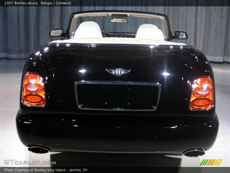 2007 Bentley Azure in Beluga/Cotswold Pinstripe / Cotswold /Beluga/Burr Walnut Veneer, Rear - 2007 Bentley Azure 