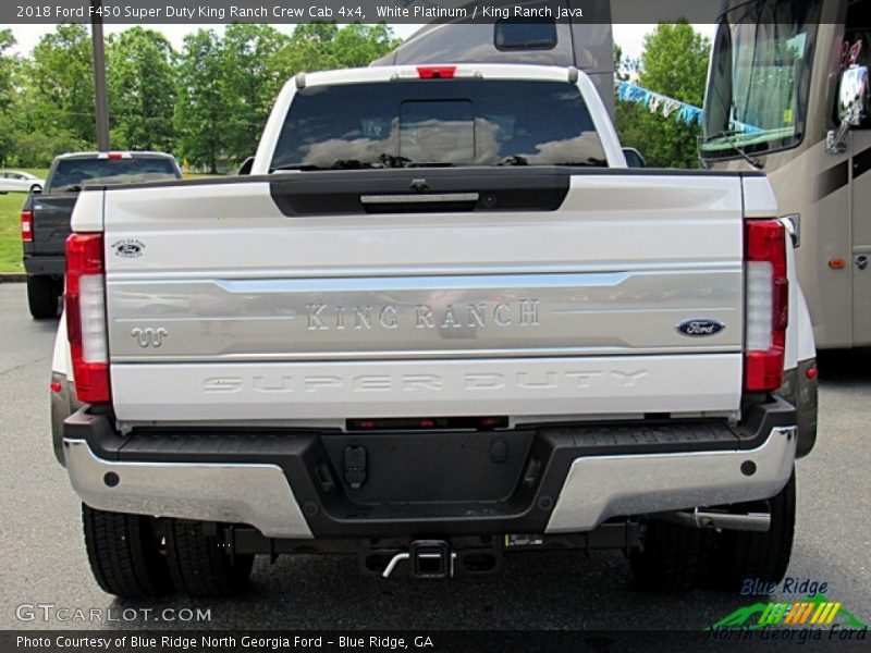 White Platinum / King Ranch Java 2018 Ford F450 Super Duty King Ranch Crew Cab 4x4