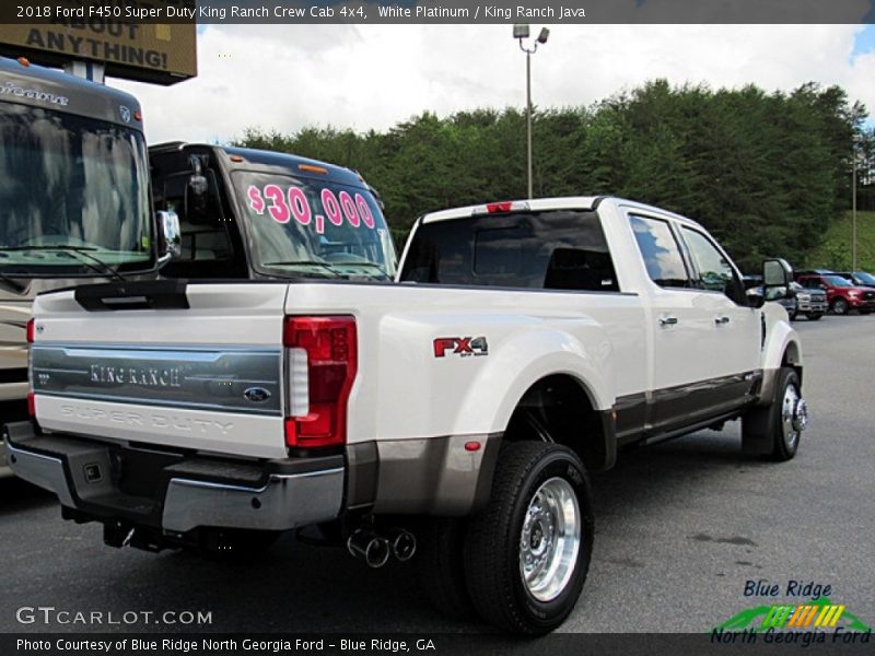 White Platinum / King Ranch Java 2018 Ford F450 Super Duty King Ranch Crew Cab 4x4