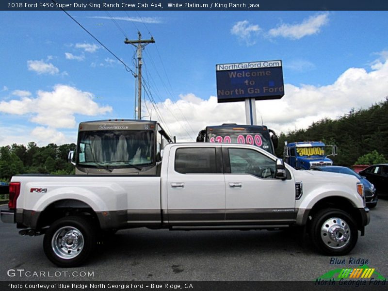 White Platinum / King Ranch Java 2018 Ford F450 Super Duty King Ranch Crew Cab 4x4