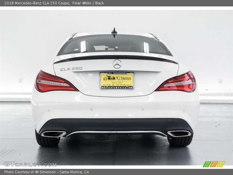 Polar White / Black 2018 Mercedes-Benz CLA 250 Coupe