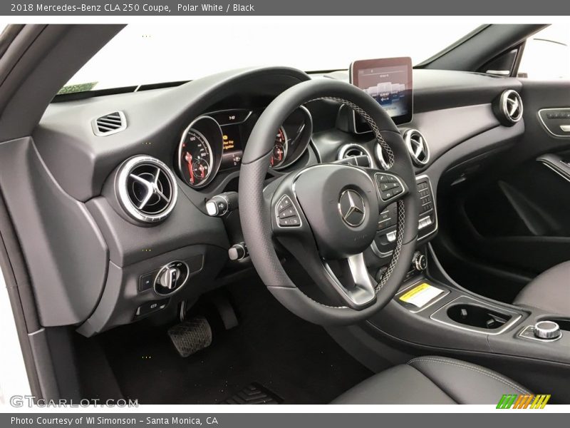 Polar White / Black 2018 Mercedes-Benz CLA 250 Coupe