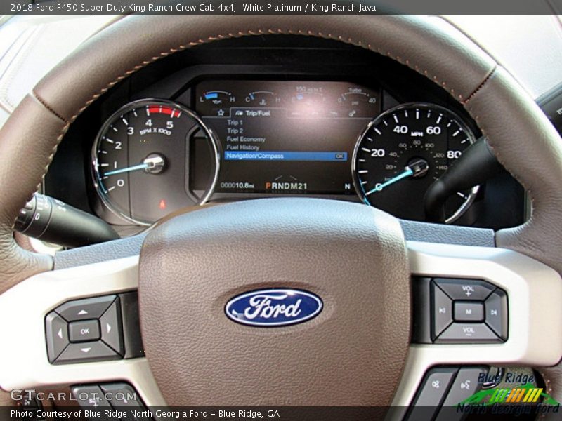 White Platinum / King Ranch Java 2018 Ford F450 Super Duty King Ranch Crew Cab 4x4