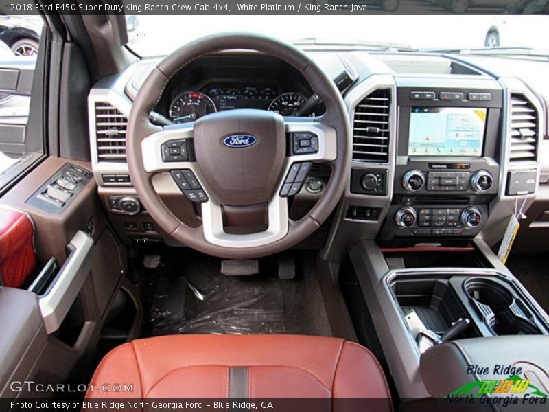 White Platinum / King Ranch Java 2018 Ford F450 Super Duty King Ranch Crew Cab 4x4