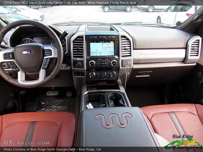 White Platinum / King Ranch Java 2018 Ford F450 Super Duty King Ranch Crew Cab 4x4