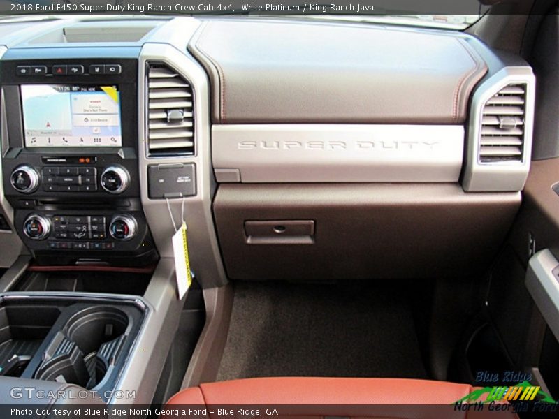 White Platinum / King Ranch Java 2018 Ford F450 Super Duty King Ranch Crew Cab 4x4