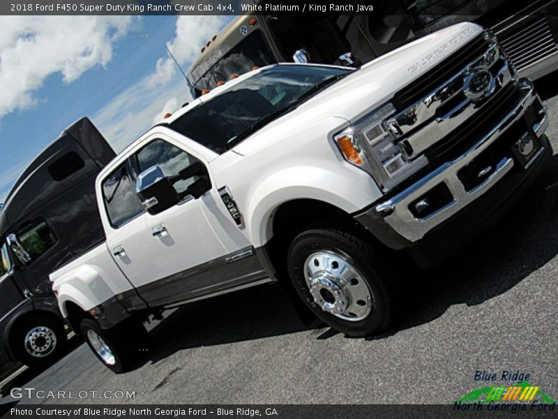 White Platinum / King Ranch Java 2018 Ford F450 Super Duty King Ranch Crew Cab 4x4