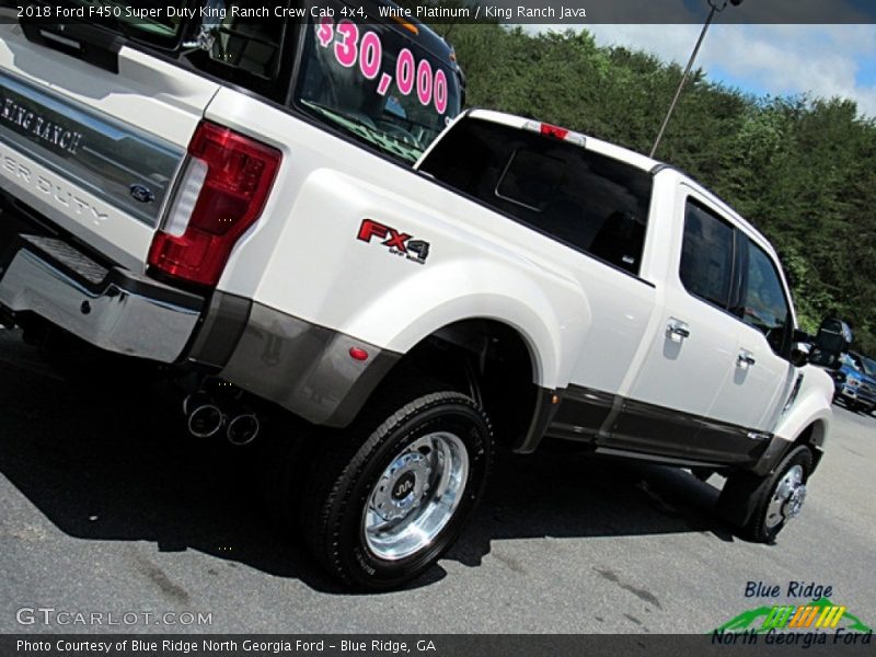 White Platinum / King Ranch Java 2018 Ford F450 Super Duty King Ranch Crew Cab 4x4