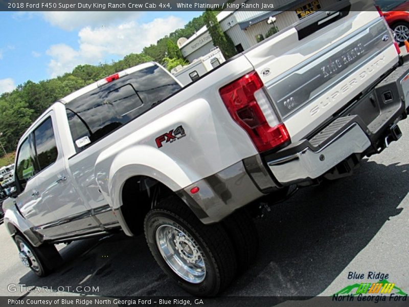 White Platinum / King Ranch Java 2018 Ford F450 Super Duty King Ranch Crew Cab 4x4
