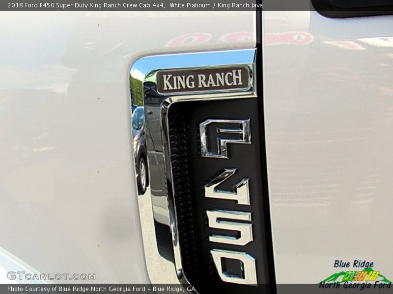 White Platinum / King Ranch Java 2018 Ford F450 Super Duty King Ranch Crew Cab 4x4
