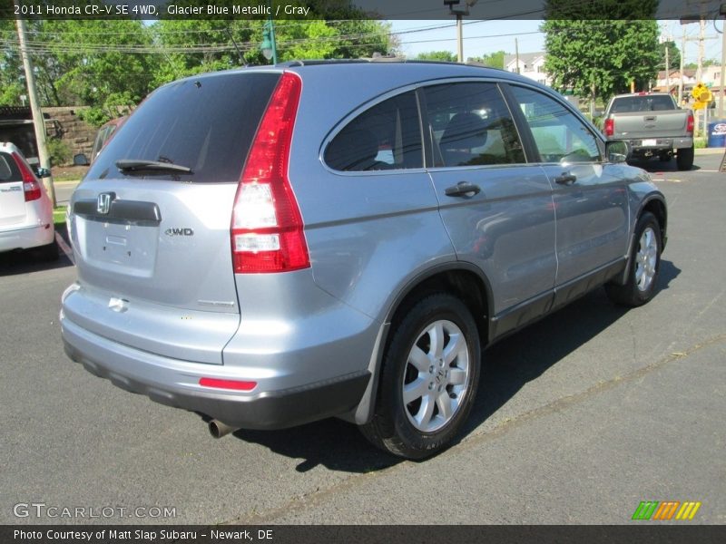 Glacier Blue Metallic / Gray 2011 Honda CR-V SE 4WD