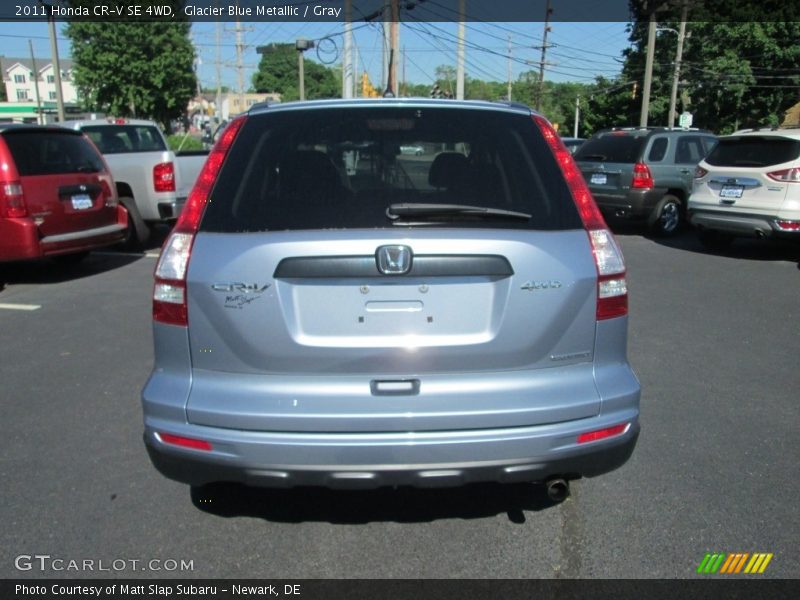 Glacier Blue Metallic / Gray 2011 Honda CR-V SE 4WD