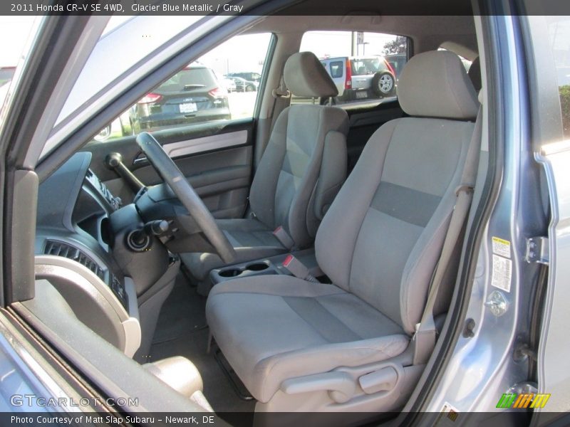 Glacier Blue Metallic / Gray 2011 Honda CR-V SE 4WD