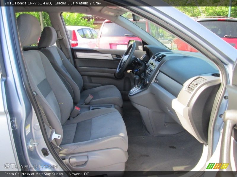 Glacier Blue Metallic / Gray 2011 Honda CR-V SE 4WD