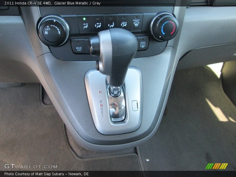 Glacier Blue Metallic / Gray 2011 Honda CR-V SE 4WD