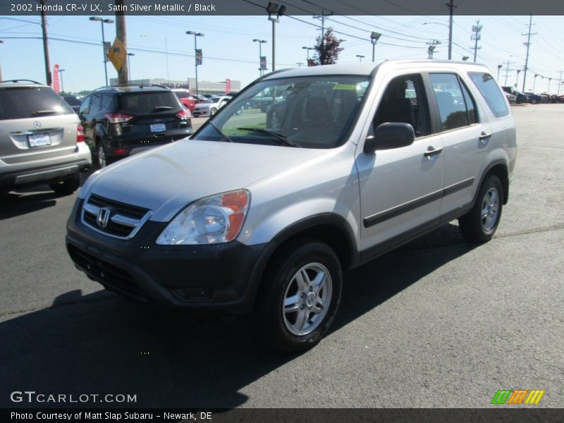 Satin Silver Metallic / Black 2002 Honda CR-V LX