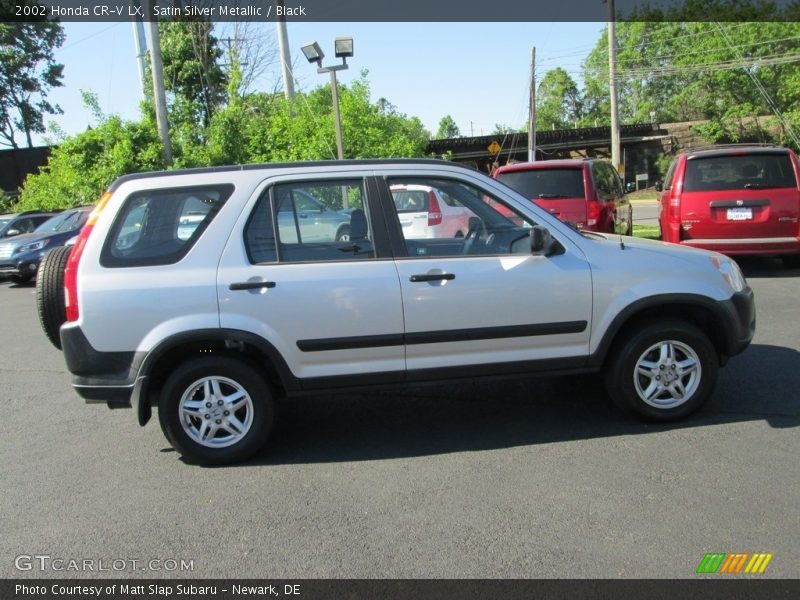 Satin Silver Metallic / Black 2002 Honda CR-V LX
