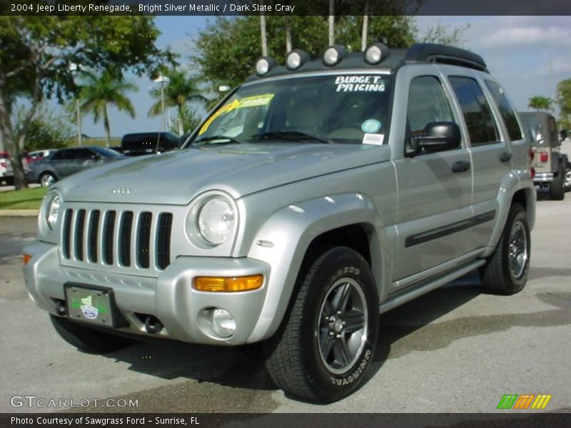 Bright Silver Metallic / Dark Slate Gray 2004 Jeep Liberty Renegade
