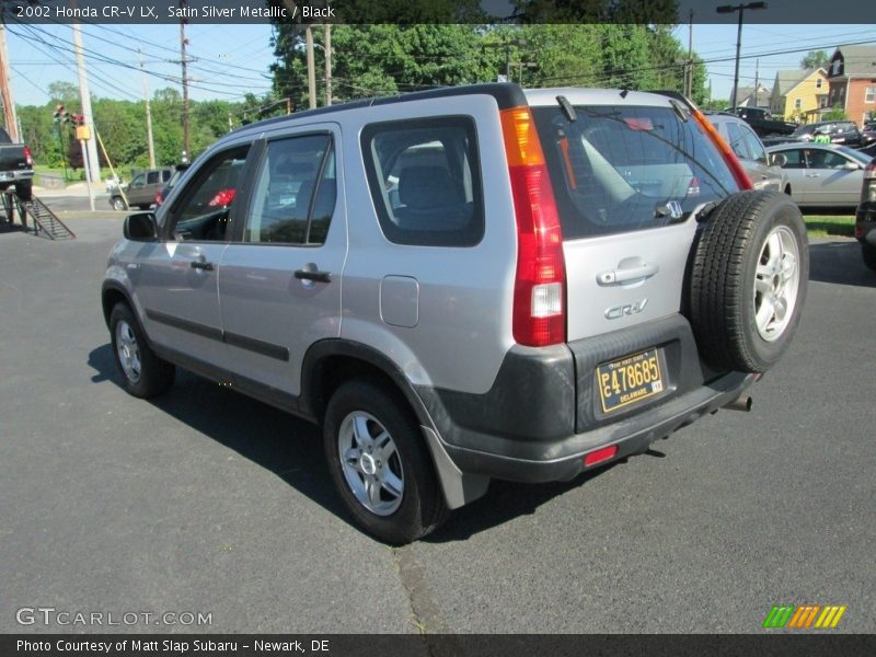 Satin Silver Metallic / Black 2002 Honda CR-V LX