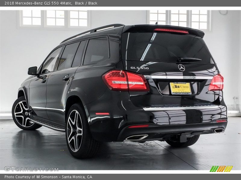 Black / Black 2018 Mercedes-Benz GLS 550 4Matic