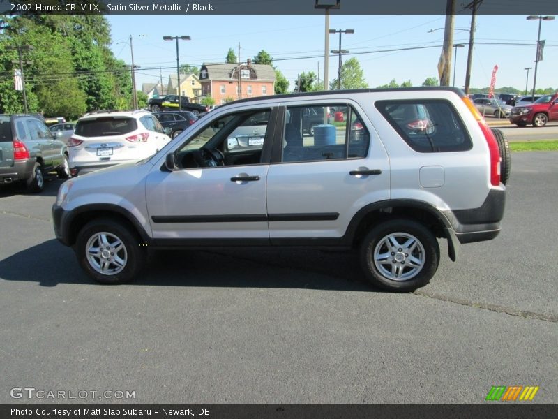 Satin Silver Metallic / Black 2002 Honda CR-V LX