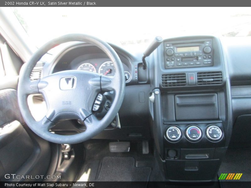 Satin Silver Metallic / Black 2002 Honda CR-V LX