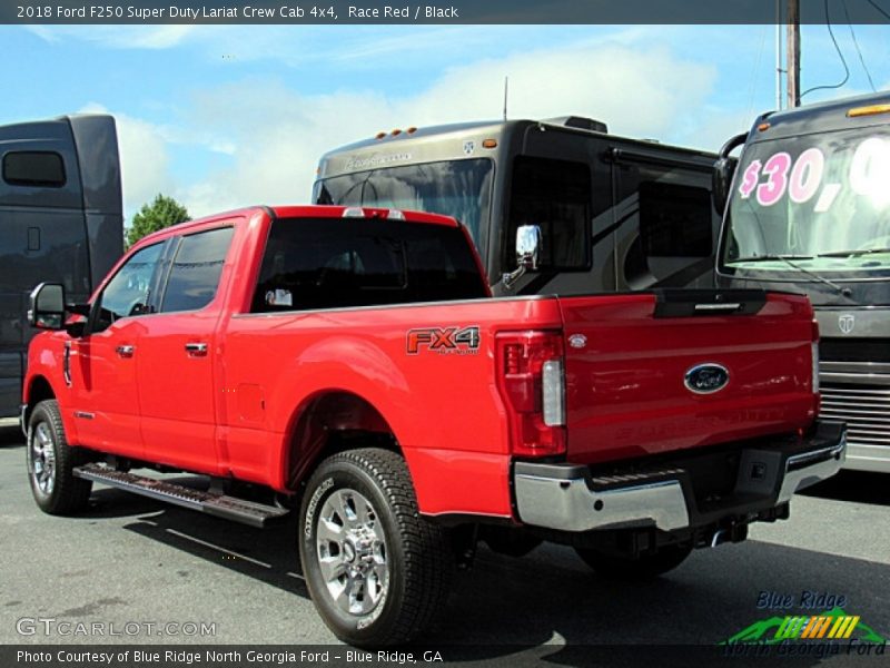 Race Red / Black 2018 Ford F250 Super Duty Lariat Crew Cab 4x4
