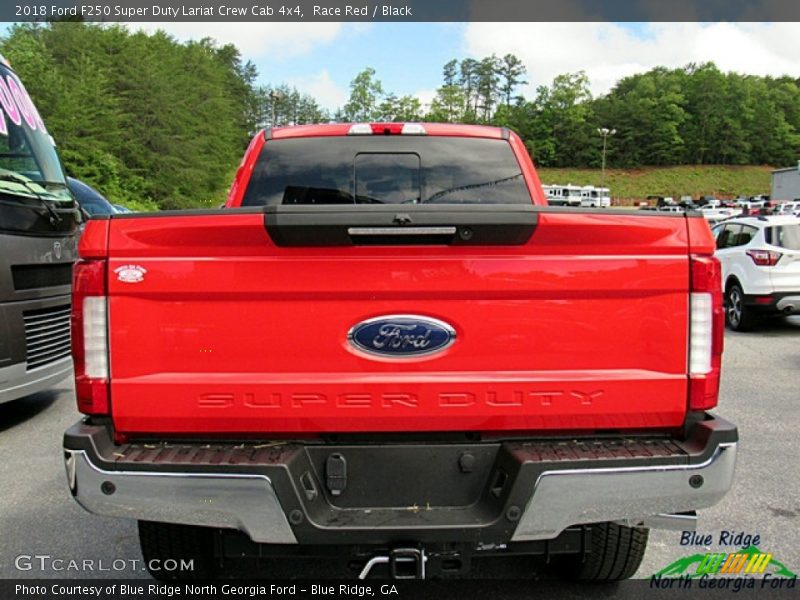 Race Red / Black 2018 Ford F250 Super Duty Lariat Crew Cab 4x4