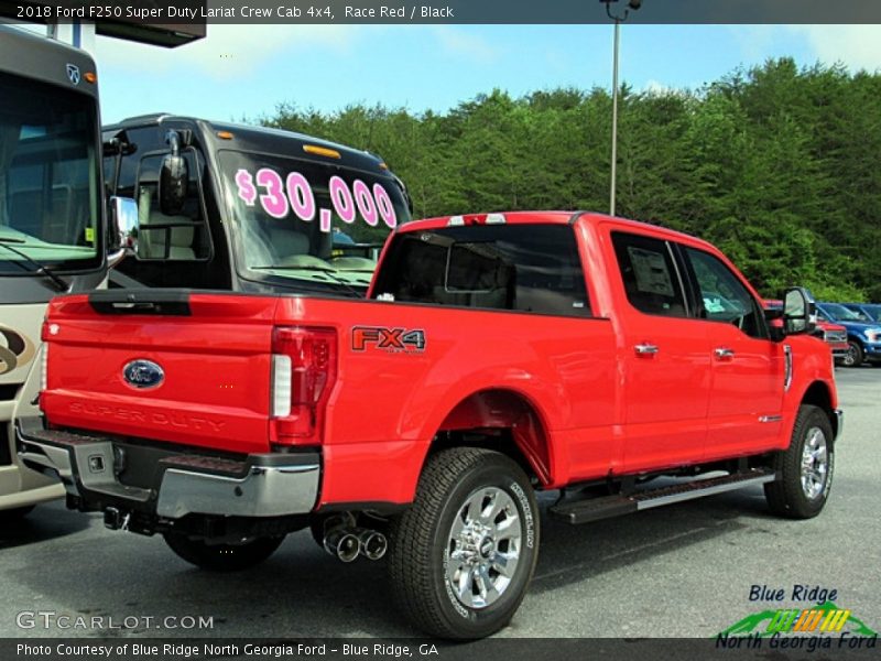 Race Red / Black 2018 Ford F250 Super Duty Lariat Crew Cab 4x4