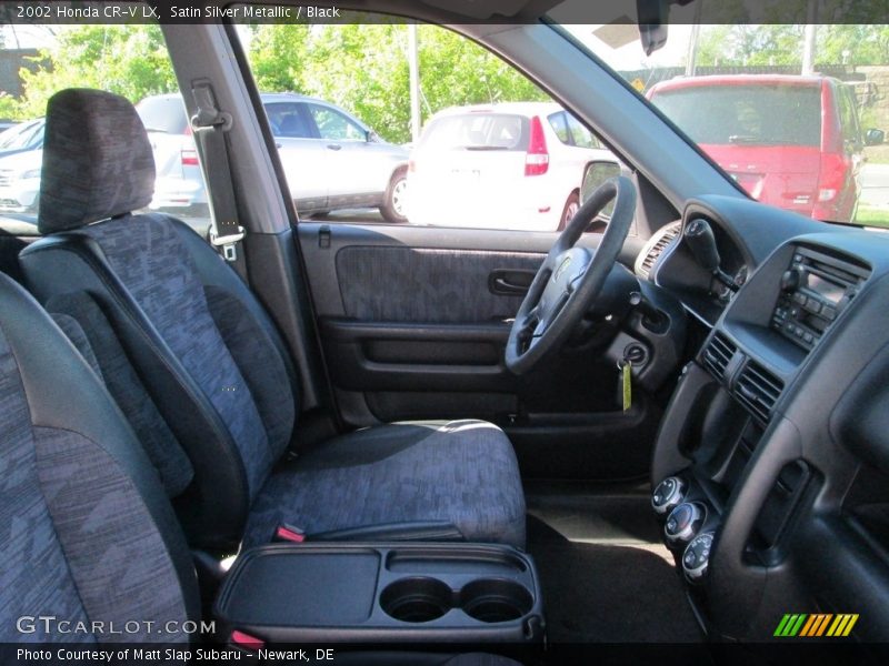 Satin Silver Metallic / Black 2002 Honda CR-V LX