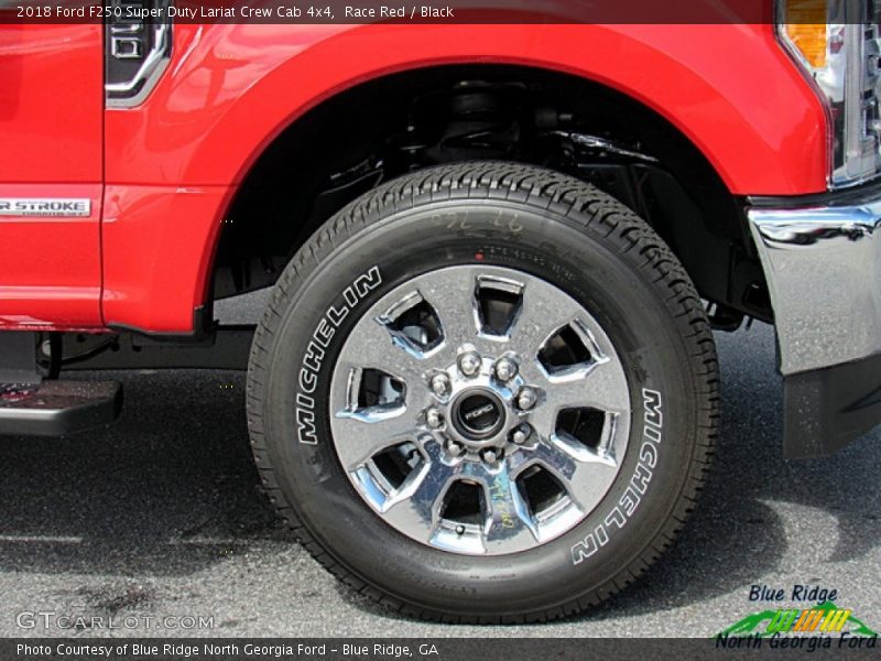 Race Red / Black 2018 Ford F250 Super Duty Lariat Crew Cab 4x4