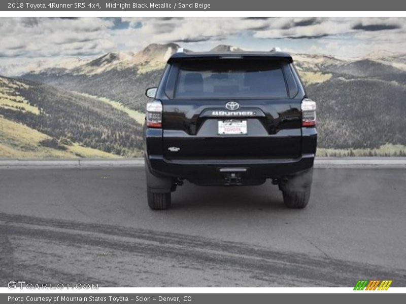 Midnight Black Metallic / Sand Beige 2018 Toyota 4Runner SR5 4x4