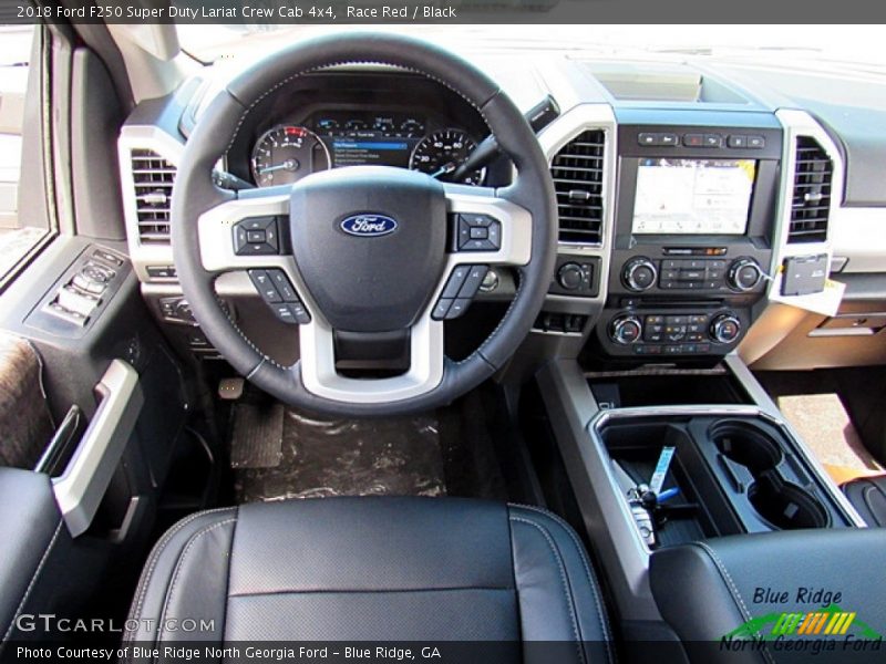 Race Red / Black 2018 Ford F250 Super Duty Lariat Crew Cab 4x4