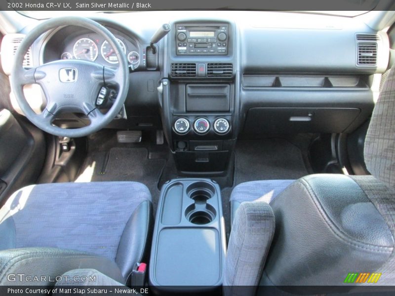 Satin Silver Metallic / Black 2002 Honda CR-V LX