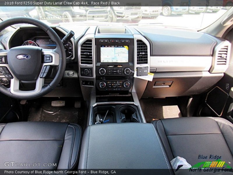 Race Red / Black 2018 Ford F250 Super Duty Lariat Crew Cab 4x4