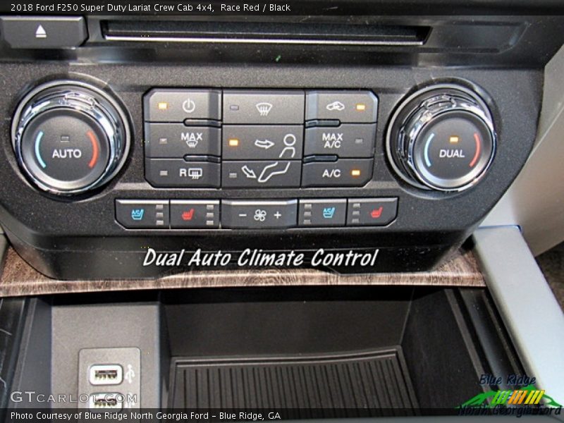 Race Red / Black 2018 Ford F250 Super Duty Lariat Crew Cab 4x4
