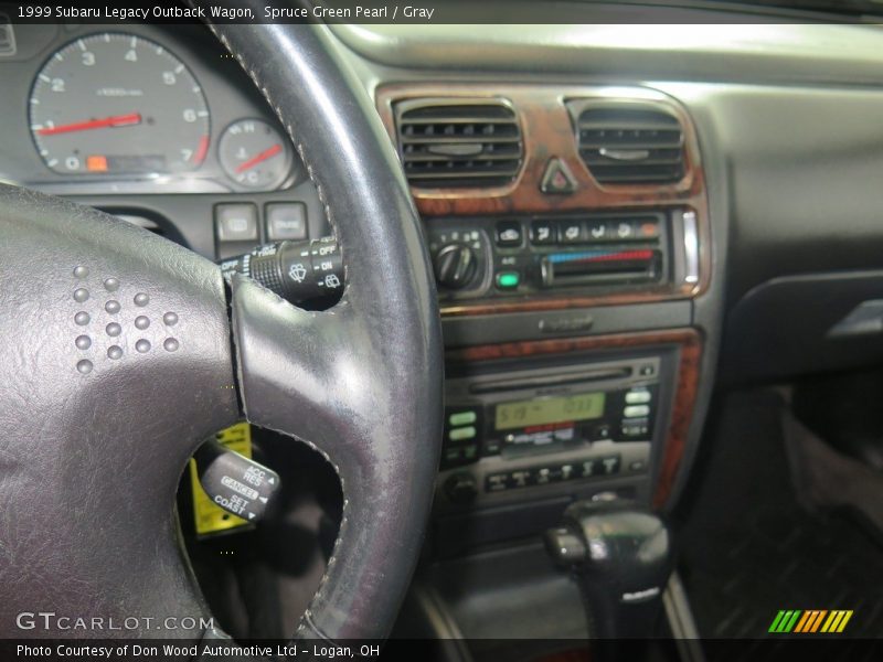 Spruce Green Pearl / Gray 1999 Subaru Legacy Outback Wagon